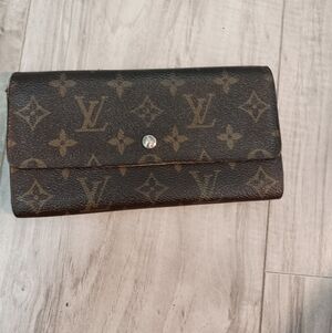 Louis Vuitton Monogram Portefeuille Sara Brown, Long Wallet